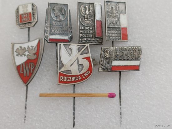 Набор знаков ПНР. Народное войско Польское. тяжёлые