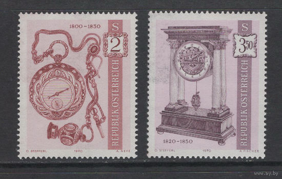 Австрия 1970  Старинные часы