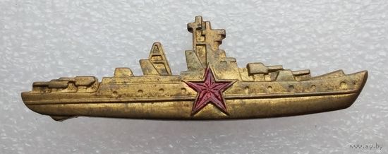 КОМАНДИР КОРАБЛЯ. Старого образца 1987-1996 гг. Тяжелый металл (толстостенный латунь). (1)