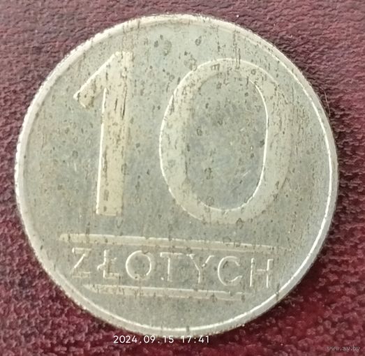 Польша 10 злотых, 1984-1988