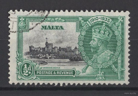 1935 Мальта Юбилей коронации Георг V, Замок Виндзор Used