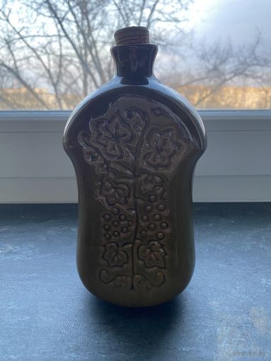 Бутылка керамика