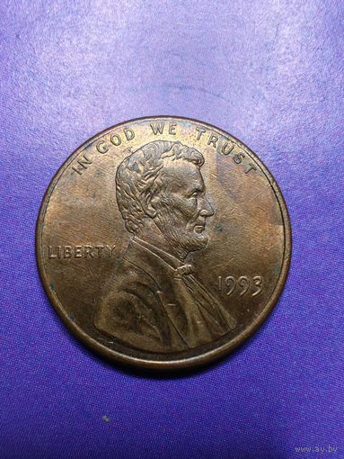 США 1 цент 1993