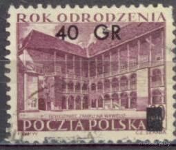 Польша 1956 #971 гаш из серии Дворец