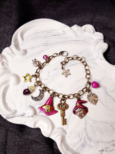 Браслет с подвесками по вселенной Гарри Поттера магия