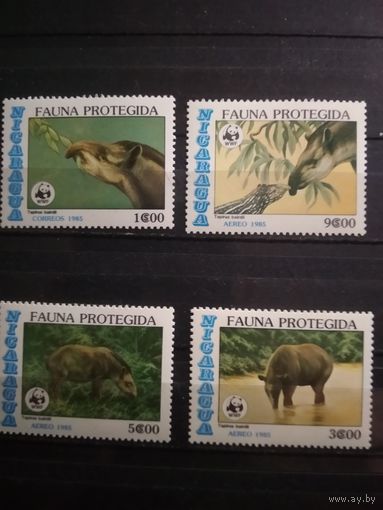 Никарагуа. 1985 г. Животные.