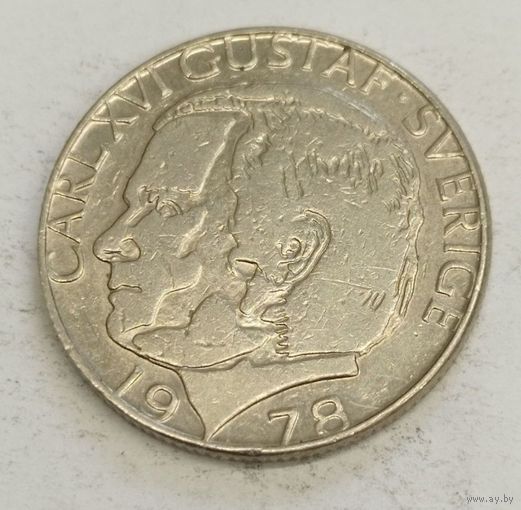 Швеция 1 крона 1978