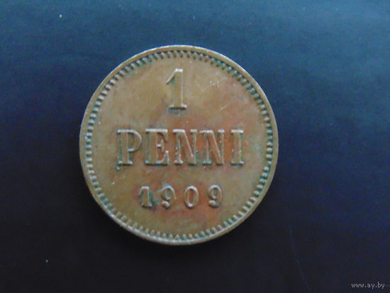 Россия для Финляндии 1 пенни 1909 г.