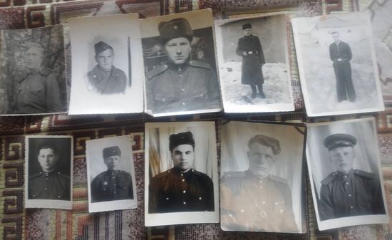 Фото воинов Советской Армии.