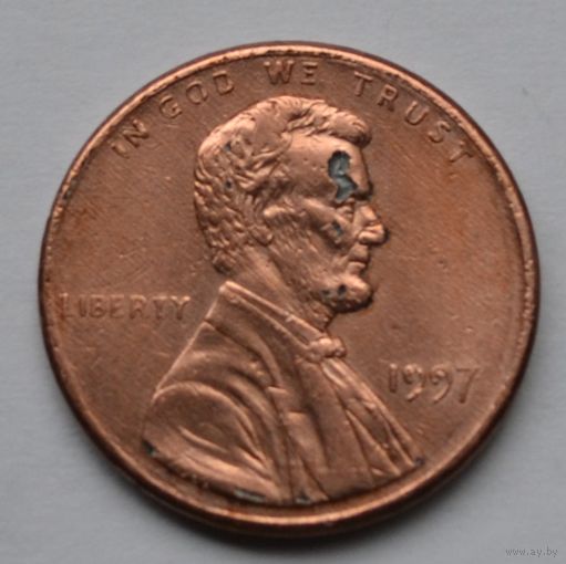 США, 1 цент 1997 г.