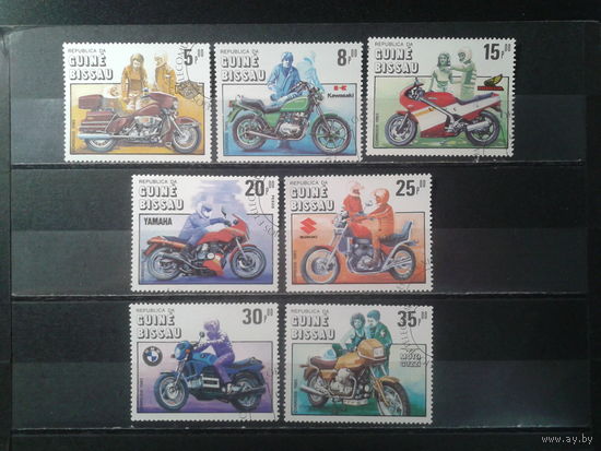 Гвинея-Бисау, 1985. 100 лет мотоциклам, полная серия