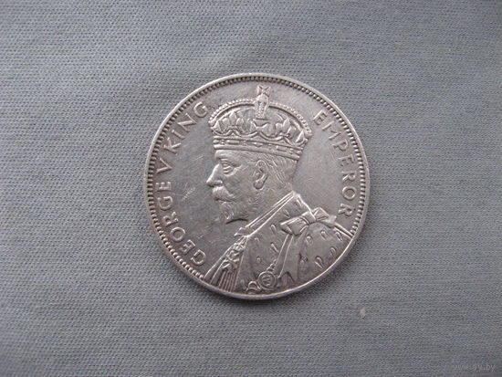 Маврикий 1 рупия  1934 год Георг V