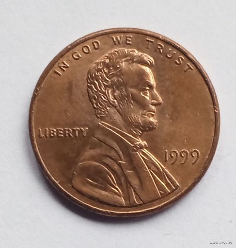 США 1 цент 1999 г.