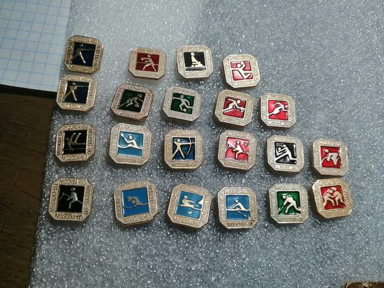 Олимпиада 80. Москва-80 21 шт