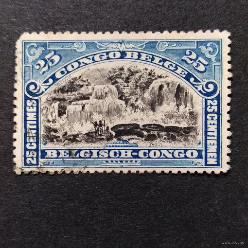 Бельгийское Конго\269с\1910 водопад