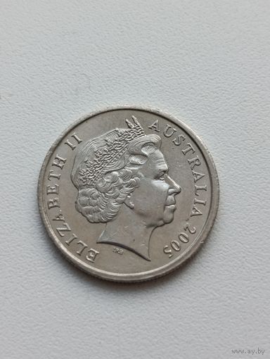 Австралия. 10 центов 2005 года. (4)