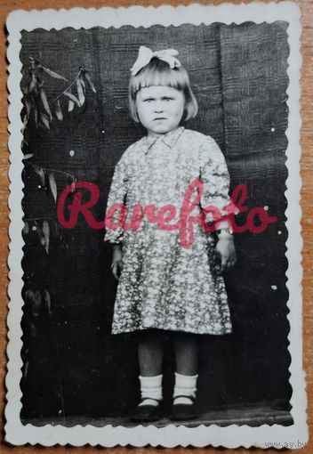 1950-е Девочка в платишке ретро