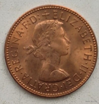 Великобритания 1/2 пенни 1967