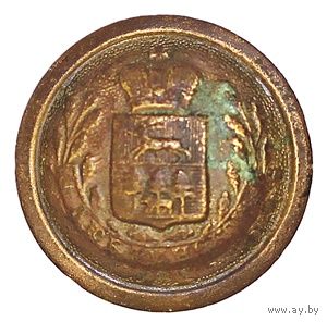 Пуговица чиновников Люблинской губернии Царства Польского 1869-1917. 20 мм