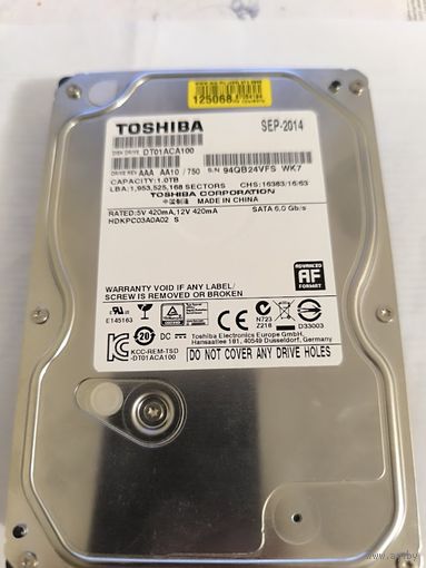 HDD Toshiba 1.0TB