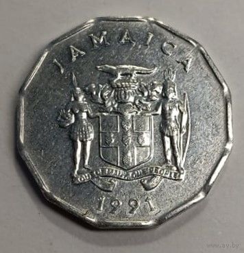 Ямайка 1 цент 1991 год, AU