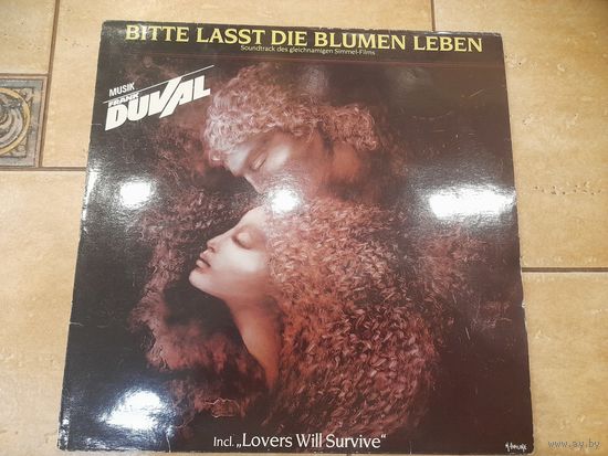 FRANK DUVAL   " BITTE LASST DIE BLUMEN LEBEN" 1986 LP GERMANY TELDEC 626388  -EX/EX