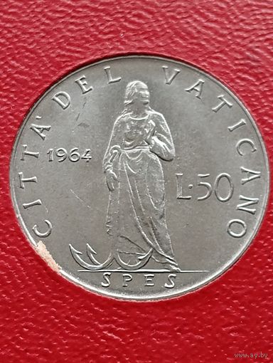 Ватикан. 50 лир 1964 г. папа PAVLVS VI