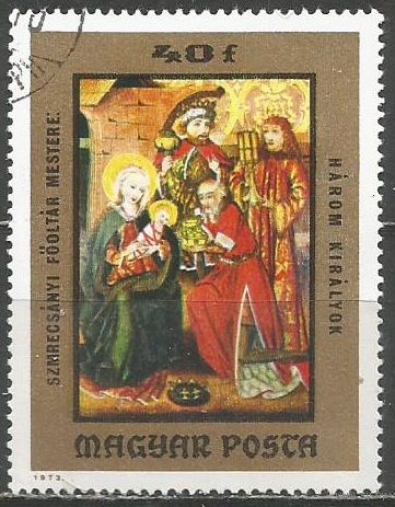 Венгрия. Венгерская живопись. 1973г. Mi#2907.