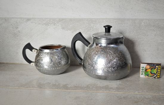 Заварник чайник СССР сливочник