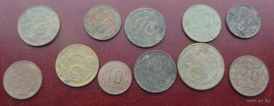 Лот советских монет