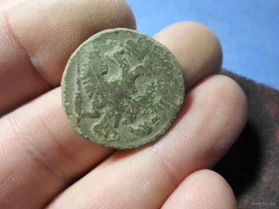 Денга 1745 г. Российская Империя редкая (3)