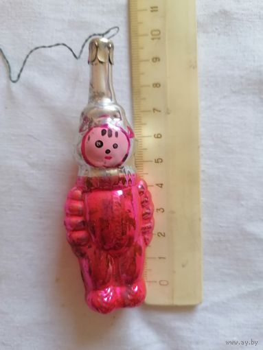 Ёлочная игрушка КОСМОНАВТ СССР 0067