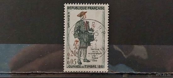 РАСПРОДАЖА ФРАНЦИЯ 1961г. Полная серия. Гаш.
