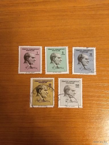 1965 Турция Ататюрк президент полная серия (2-13)