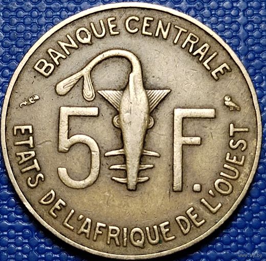 Западная Африка 5 франков 1971 г.