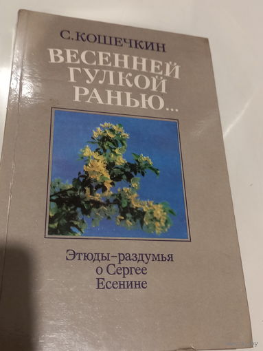 Весенней гулкой ранью этюды о Есенене