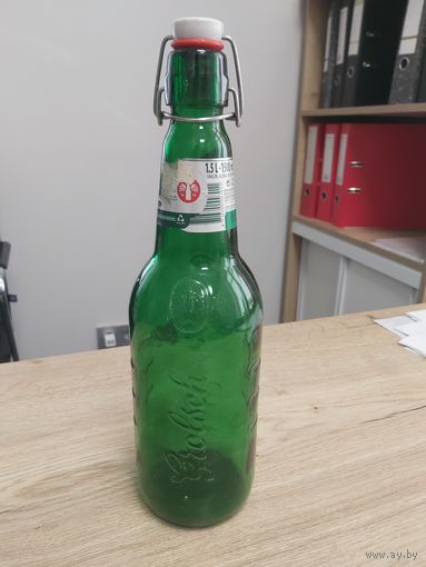 Бутылка из-под пива GROLSCH 1,5 л с бугельной пробкой