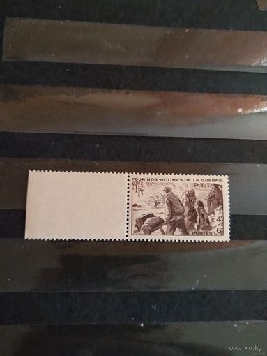 1945 Франция война беженцы чистая клей MNH** выпускалась одиночкой (3-10)
