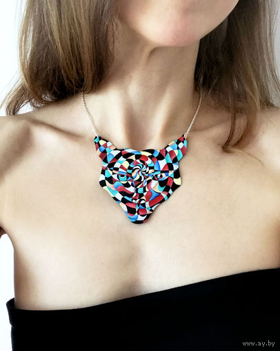 Подвеска ручной работы. Кот)