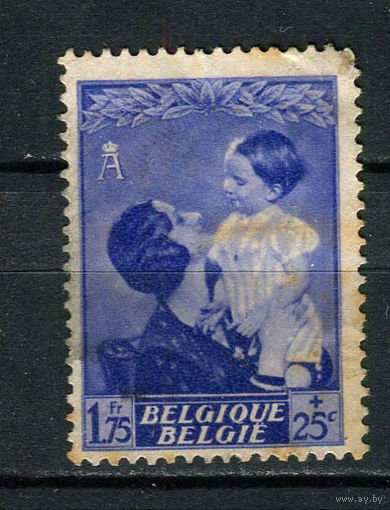 Бельгия - 1937 - Королева Астрид 1,75Fr+25С - [Mi.449] - 1 марка. Чистая без клея.  (Лот 20BW)