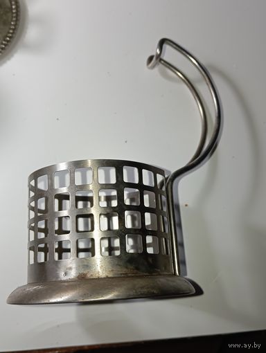 Подстаканник СССР , металл не магнит .