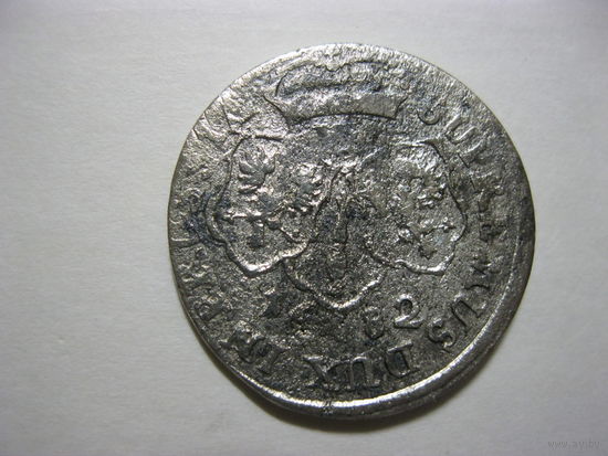 Пруссия, 6 грошей 1682 г., серебро, Фридрих Вильгельм