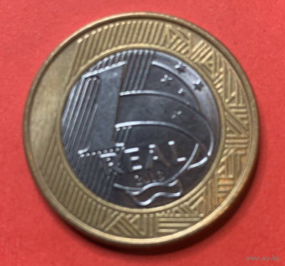 Бразилия 1 реал биметалл