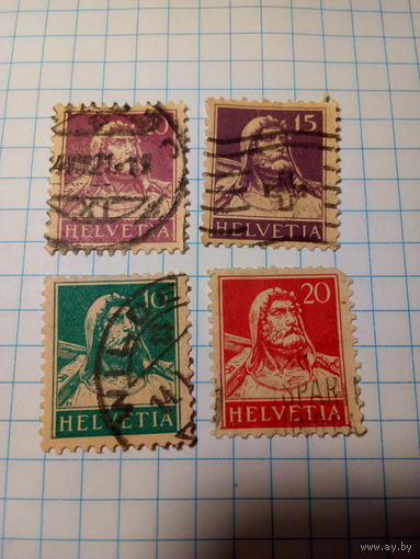 Марка  Швейцария 1925