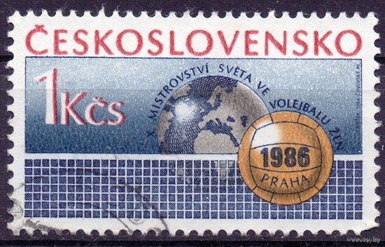 Чехословакия 1986. ЧМ по волейболу среди женщин. Полная серия