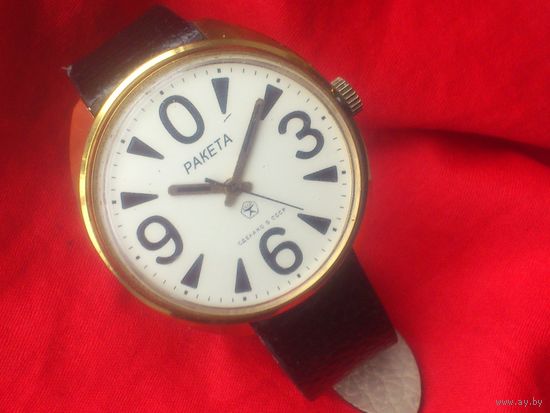 Часы РАКЕТА БИГ ЗЕРО 2609 БОЛЬШОЙ НОЛЬ из СССР в ДОСТОЙНОМ СОСТОЯНИИ