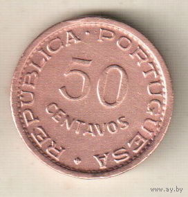 Ангола 50 сентаво 1957