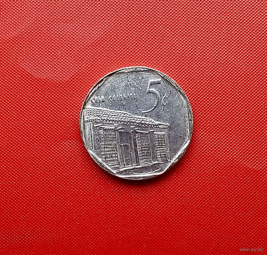 44-21 Куба, 5 сентаво 2002 г.