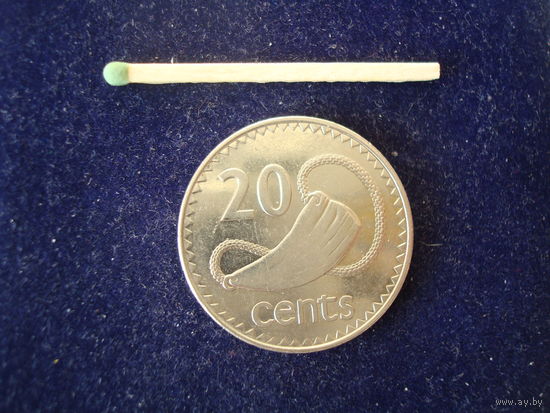 Монеты 20 центов, 1997 г, Фиджи.