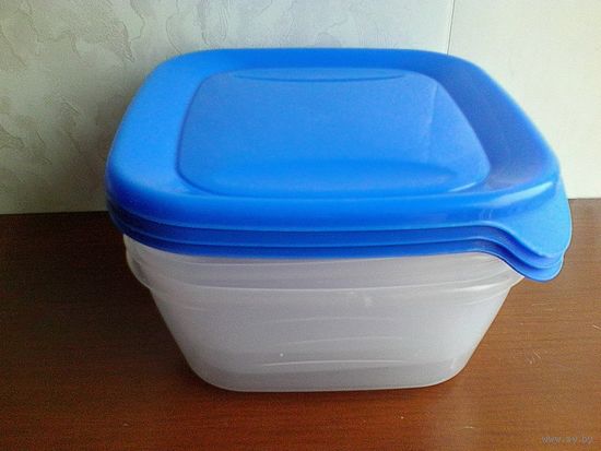 Пять Контейнеров "Curver" - Одним Лотом - Объём - 0,8 литра. Размеры: 5-15-15 см.